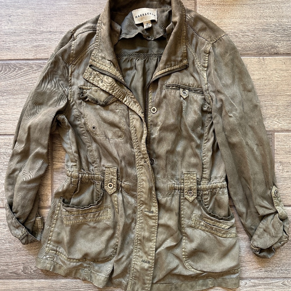Anthropologie Marrakech Army Jacket
